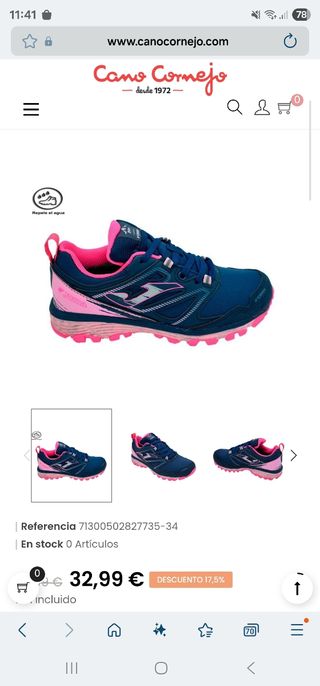 Zapatillas Vora talla 36