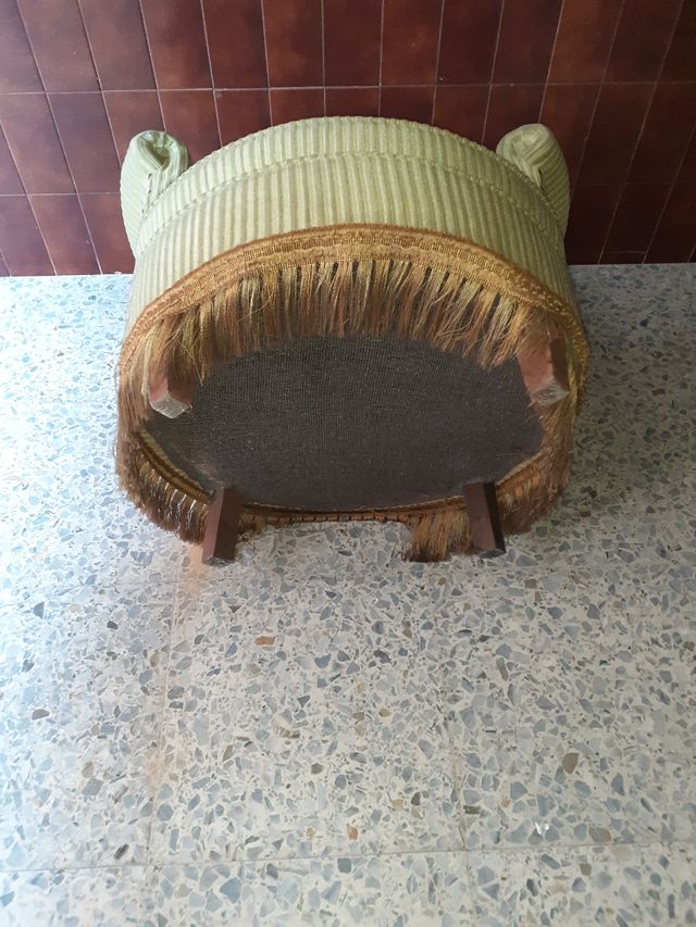 Butaca vintage verde 72x67x60 ver leer bien todo