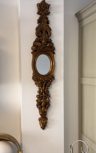 Espejo vintage dorado 122x22cm