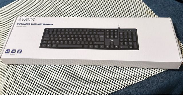 Teclado eWent Business slim USB - Negro