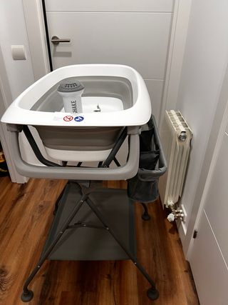 Bañera bebé plegable + soporte
