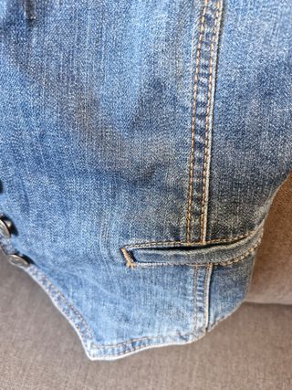 Chaleco vaquero M - Azul
