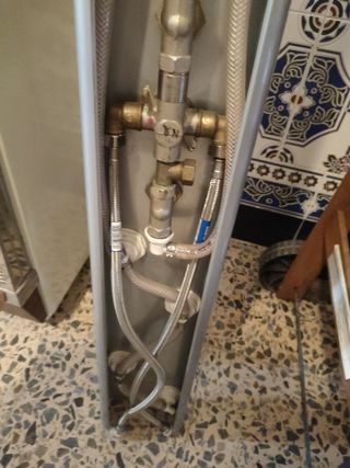 Columna ducha hidromasaje plata