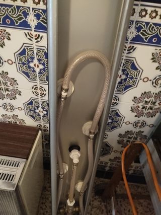 Columna ducha hidromasaje plata