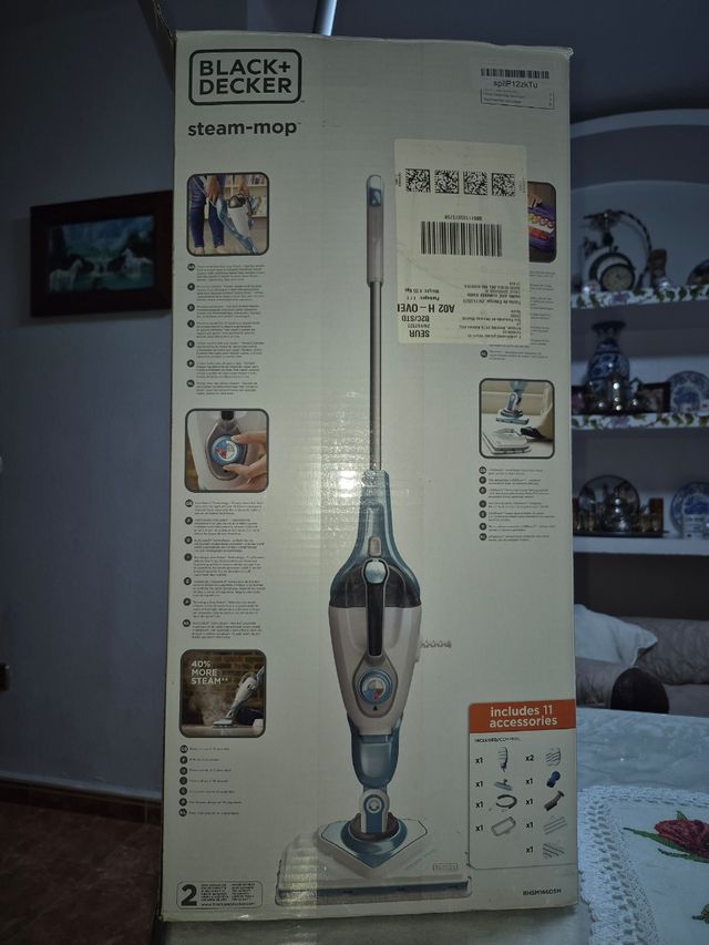 BLACK+DECKER BHSM168U-QS - Balai vapeur