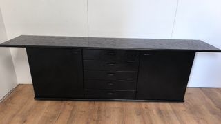 MUEBLE CAJONERO OFICINA O APRADOR NEGRO 