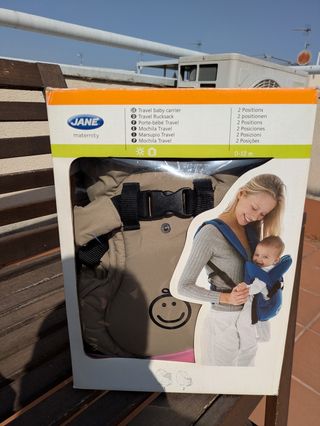 Mochila portabebés Jané beige