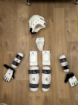 Lote Protecciones Taekwondo Ikara