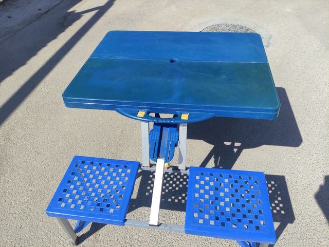 Mesa plegable camping