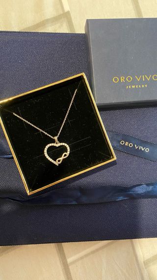 Collar OroVivo corazón infinito