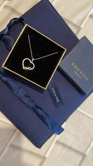 Collar OroVivo corazón infinito