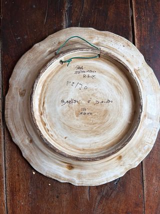Plato vintage Mancinelli