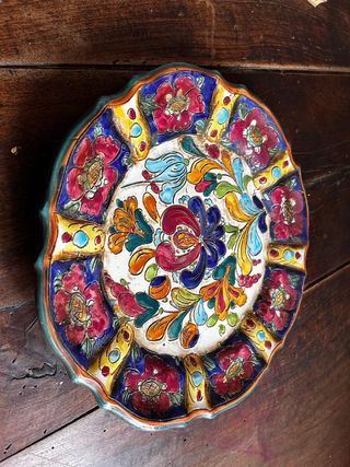 Plato vintage Mancinelli
