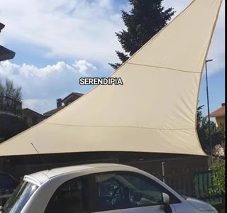 TOLDO VELA TRIANGULAR IMPERMEABLE 3X3X3