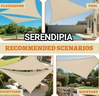 TOLDO VELA TRIANGULAR IMPERMEABLE 3X3X3