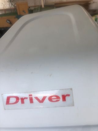 Cofre portaequipajes Driver blanco