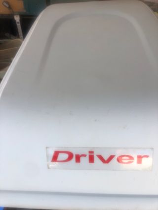 Cofre portaequipajes Driver blanco