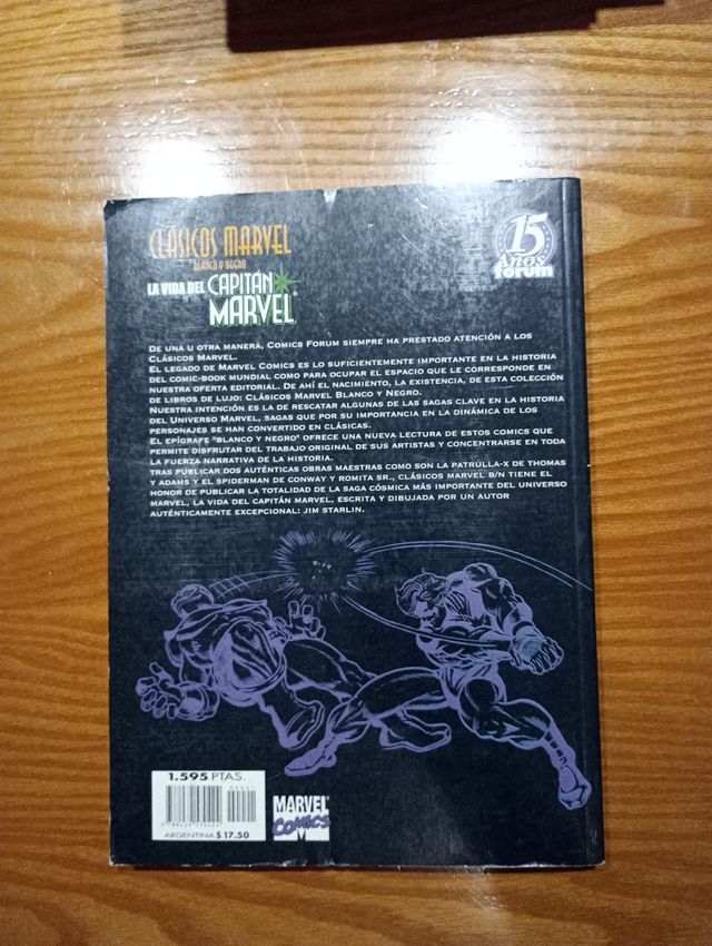 Clásicos Marvel B/N: la vida del capitan marvel