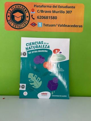 CIENCIAS DE LA NATURALEZA 3 Primaria Edebe