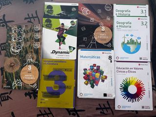 lote libros de texto 3º ESO.