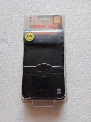 Funda de cuero para Nintendo DS y DS Lite