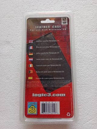Funda de cuero para Nintendo DS y DS Lite