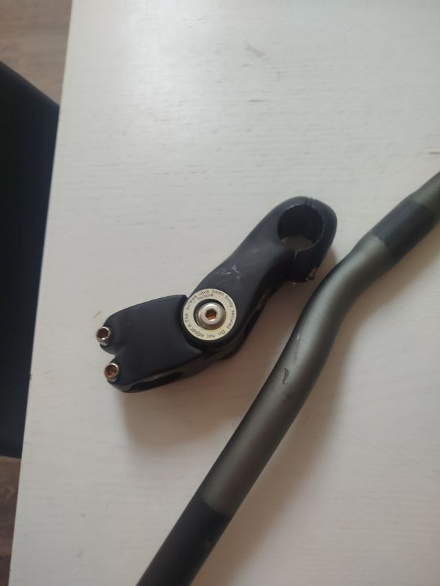 Sillín potencia y manillar