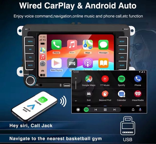Autoradio VW/Seat Android con instalación