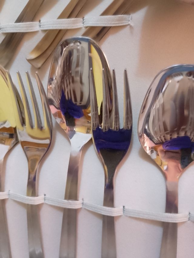 Posate Sciola Acciaio Inox - set da 12 - 49 pezzi