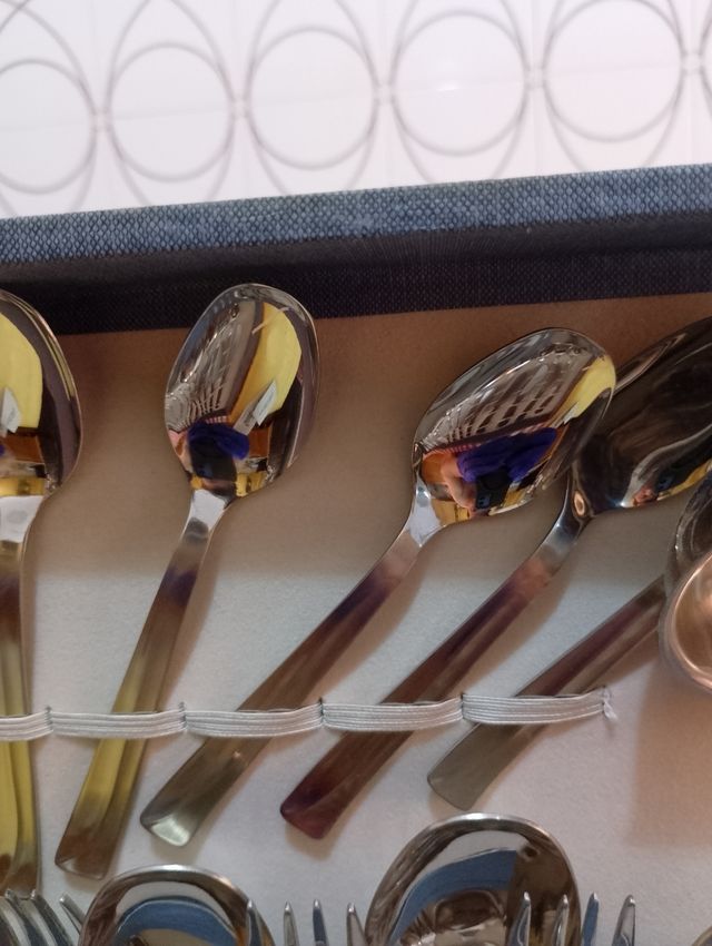 Posate Sciola Acciaio Inox - set da 12 - 49 pezzi