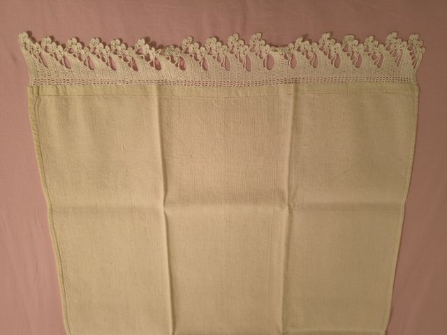 Asciugamani vintage uncinetto