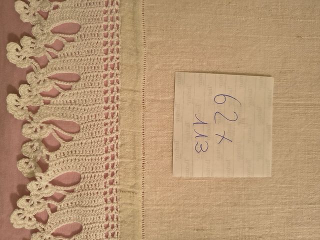 Asciugamani vintage uncinetto