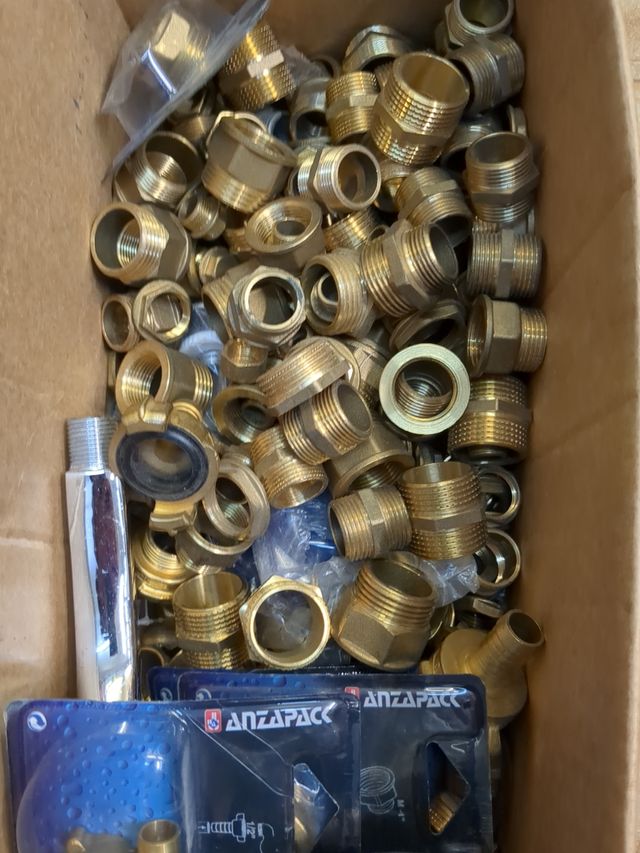 750 piezas latón fontanería