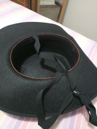 Sombrero Cordobés negro Vintage