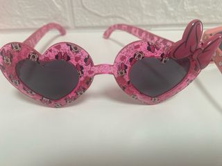 2 Gafas Minnie bebé de color rosa
