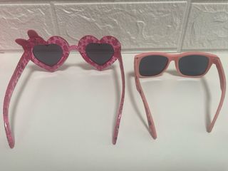 2 Gafas Minnie bebé de color rosa
