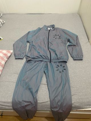 Chándal Adidas azul y gris
