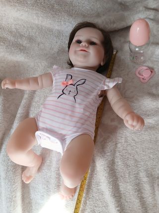 Bambola Reborn 46cm no 100% silicone