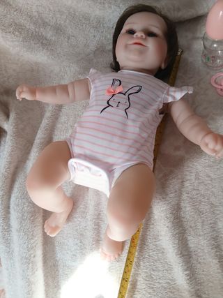 Bambola Reborn 46cm no 100% silicone