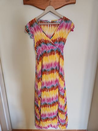 Vestido multicolor estampado
