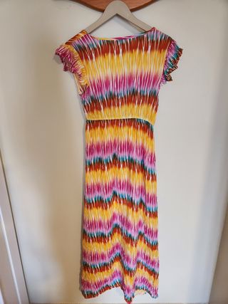 Vestido multicolor estampado