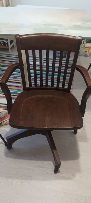 Sillón oficina madera maciza