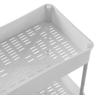 Carrello cucina 3 ripiani bianco