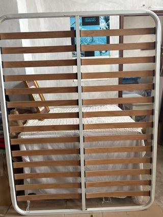 Somier de madera y metal 135cm
Recogida en mano