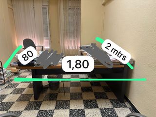 Escritorio oficina 1,80x0,80 m