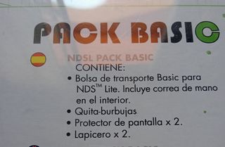 Pack basic de transporte para NDS Lite