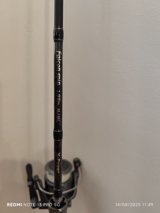 Caña spinning pesca