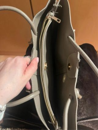 Bolso tote beige
