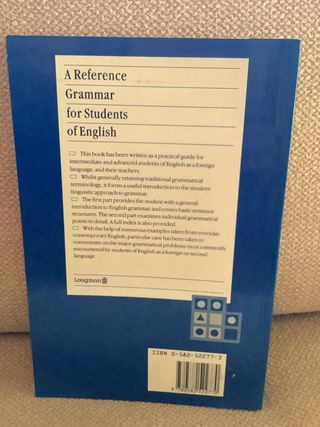 REFERENCE GRAMMAR FOR STUDENTS OF ENGLISH LONGMAN