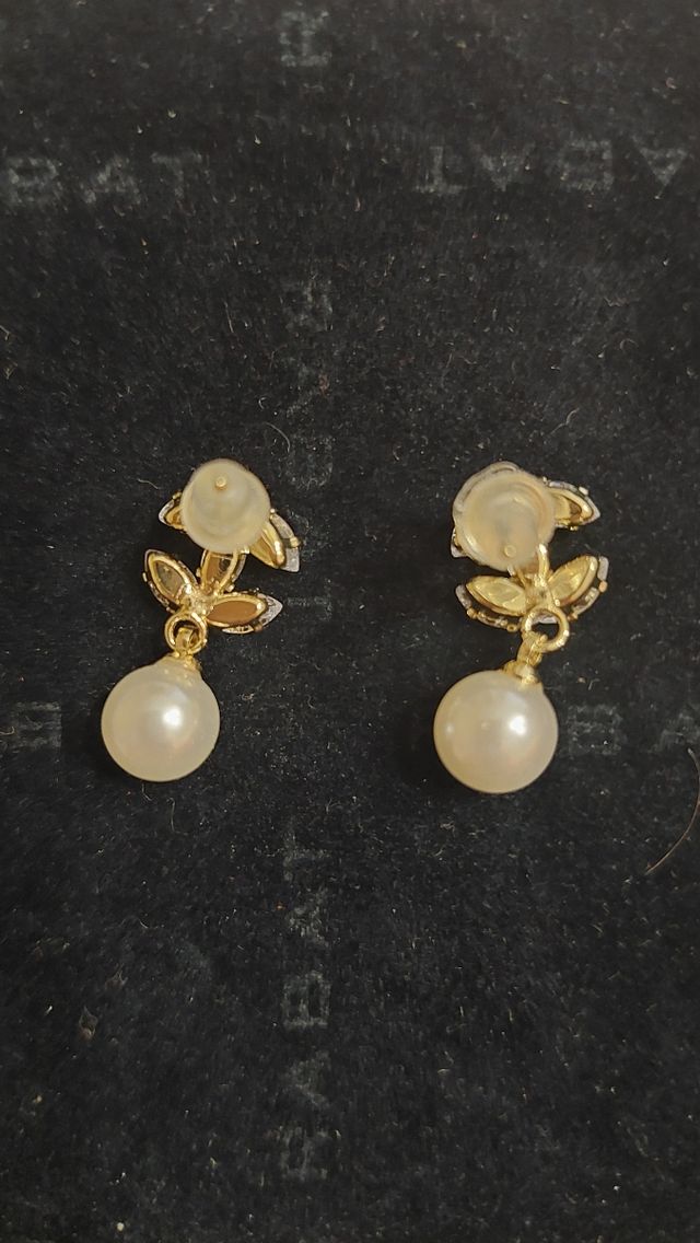 Pendientes perlas & circonitas